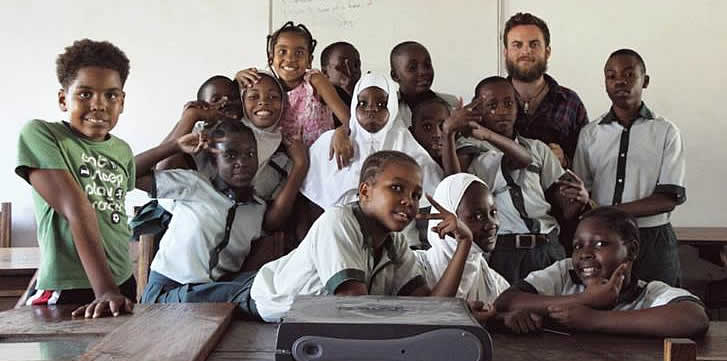 Cody Jividen and class from Bagamoyo, Tanzania Cody Jividen and class from Bagamoyo, Tanzania
