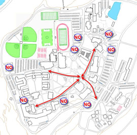 No overnight parking in lots map